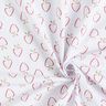 Cotton Jersey Stylised Strawberries – white/pink,  thumbnail number 3