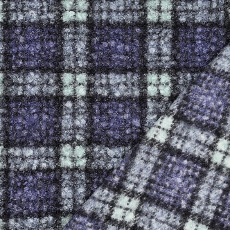 Knit Bouclé Check – lilac/pale mint, image number 4