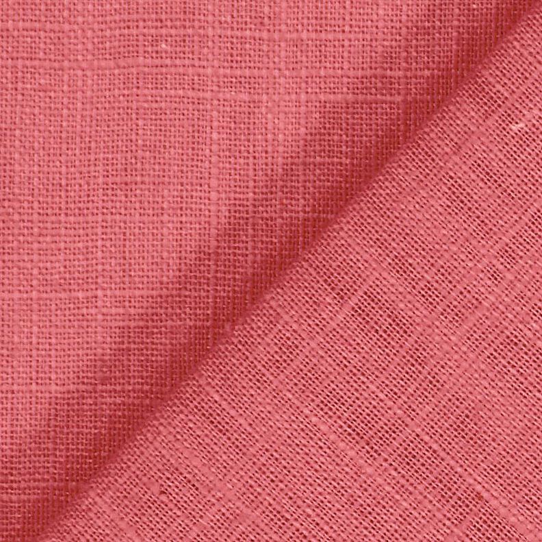 Linen fabric Ramie mix medium – pale berry, image number 3