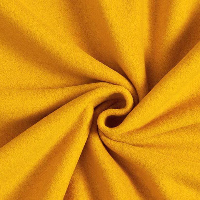 Cotton Fleece Plain – curry yellow, image number 1