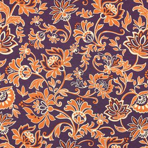 Ponte Roma Jersey Paisley flowers | Poppy Fabrics – lilac, 