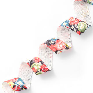 Fringe Flowers [30 mm] – black/red, 