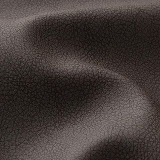 Upholstery Fabric Imitation Leather Finely Patterned – black brown, 