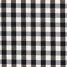 Stretch trouser fabric Vichy check – black/white,  thumbnail number 1