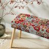 Decor Fabric Tapestry Fabric Colourful Circles – light beige/carmine,  thumbnail number 6