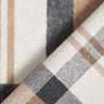 Coat fabric roughened tartan – light blue/beige,  thumbnail number 4