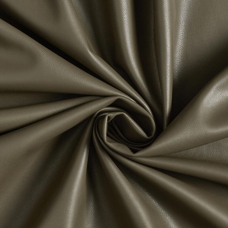 Imitation Leather with velour reverse  – dark pine,  image number 1