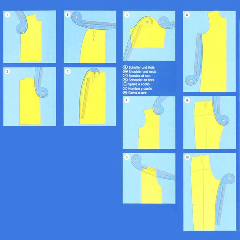 Curve Ruler 40 x 65 cm – transparent | Prym,  image number 4