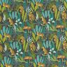 Decor Fabric Cotton Poplin Leopards in the Jungle – green/yellow,  thumbnail number 1