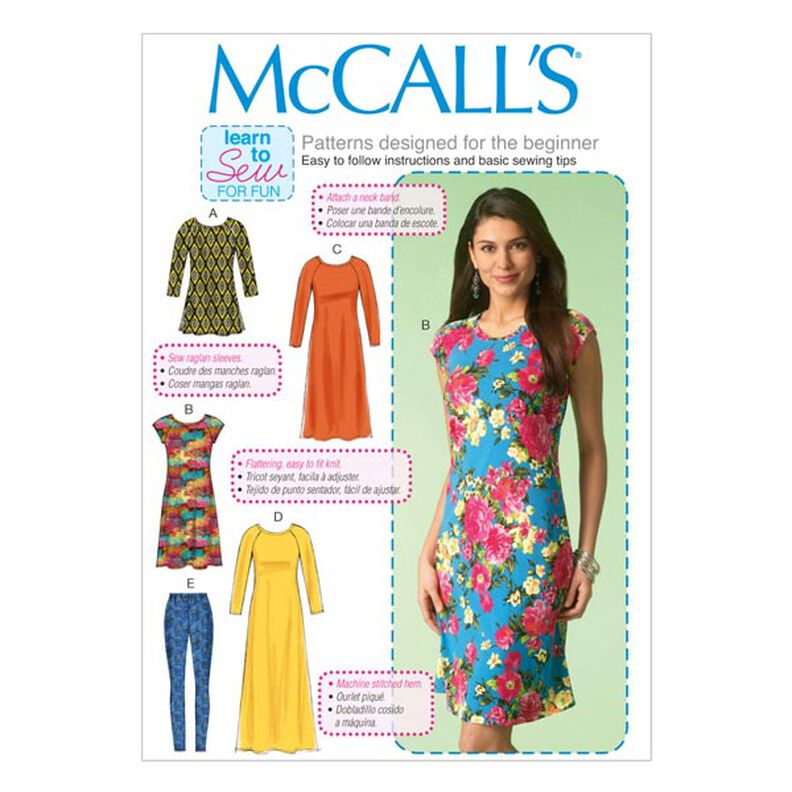 Misses' Tunic, Dresses and leggings, McCALL'S 7122,  image number 1
