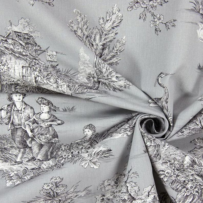 Decor Fabric Pastorale 280 cm – grey,  image number 2