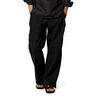 Linen fabric ramie mix stonewashed, heavy quality – black,  thumbnail number 5