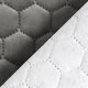 Upholstery Fabric Velvet Honeycomb Quilt – anthracite,  thumbnail number 6