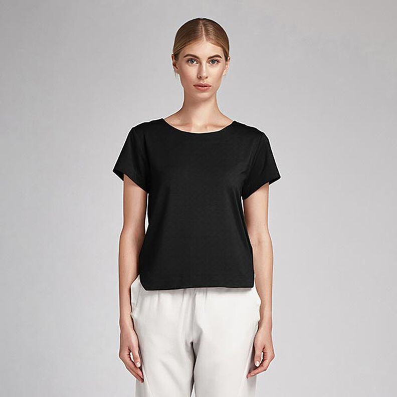Plain Cotton Batiste – black,  image number 5