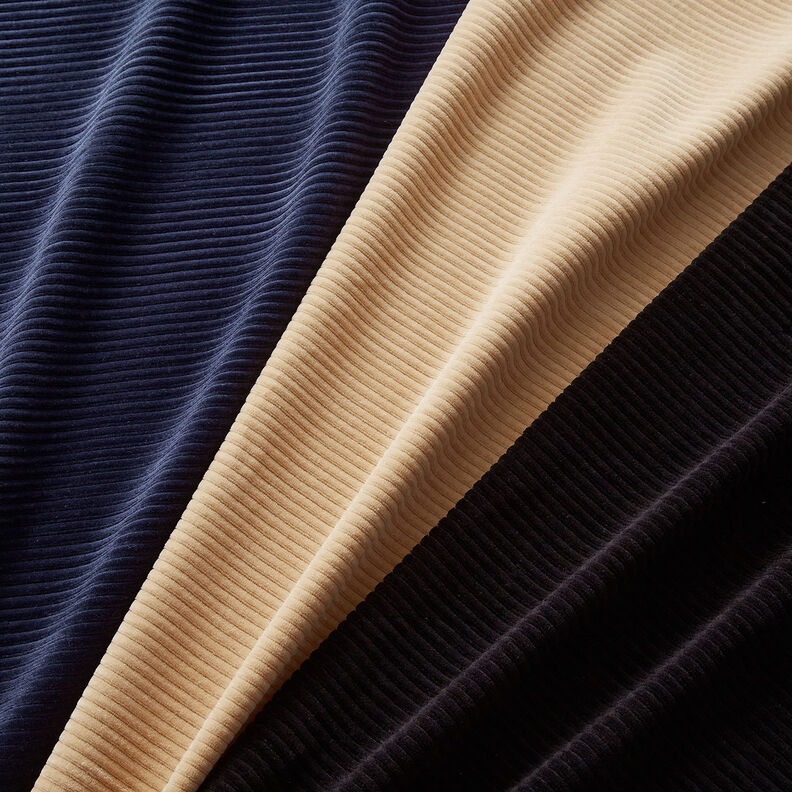 Chunky Corduroy Jersey Cross ribs – beige,  image number 4