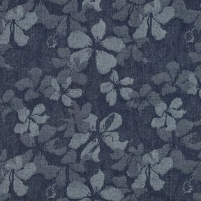 Floral denim cotton blend – denim blue, 