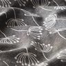Dandelions Jacquard Furnishing Fabric – grey,  thumbnail number 2