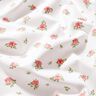 Cotton Poplin Delicate Roses – red/white,  thumbnail number 2