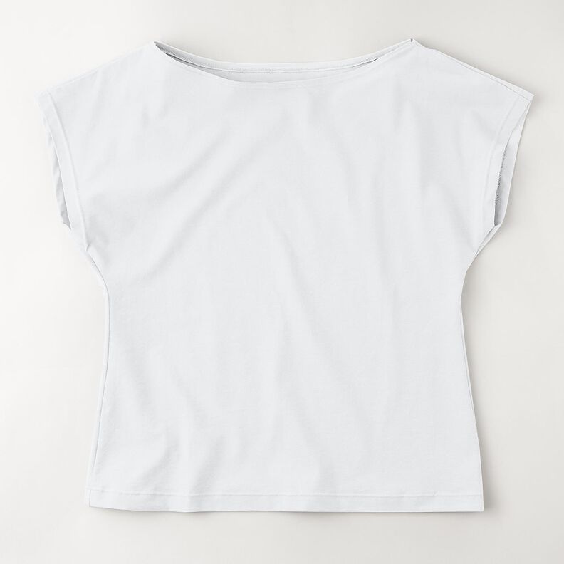 Medium summer jersey viscose – white,  image number 8