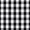 Cotton Vichy check 1,7 cm – black/white,  thumbnail number 1