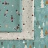 Cotton Poplin cute snowmen – light taupe,  thumbnail number 5
