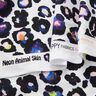 Cotton Jersey Neon Leopard Print Digital Print – offwhite,  thumbnail number 3