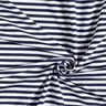 Cotton Jersey Narrow Stripes – navy blue/white,  thumbnail number 4