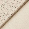 Decor Fabric Half Panama Festive Stars – natural/carmine,  thumbnail number 4