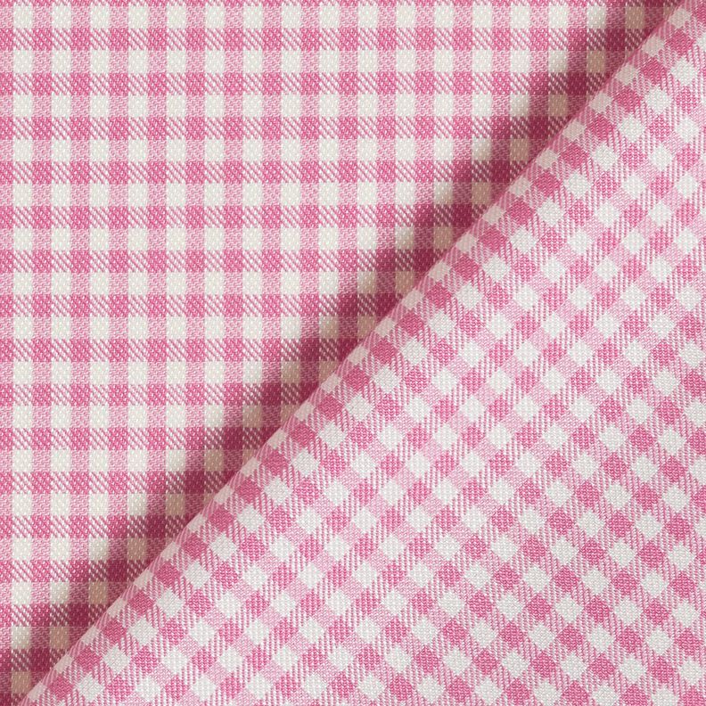 Vichy check wool blend – ivory/pink,  image number 4
