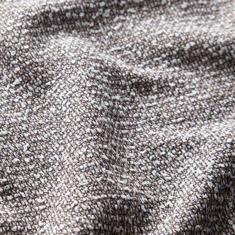Mottled bouclé knit – dark beige/midnight blue,  image number 2