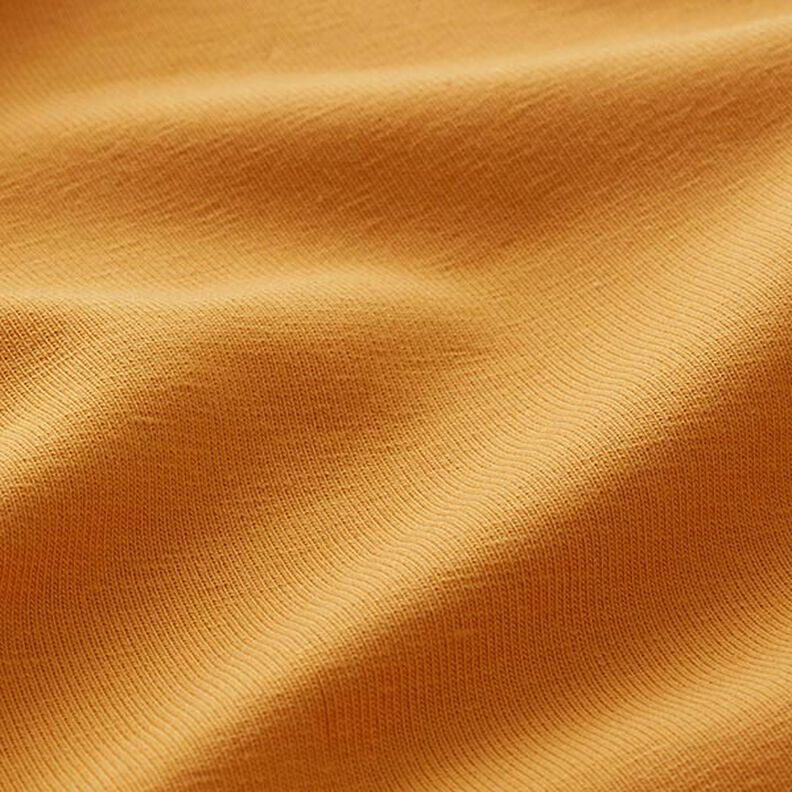 Medium Cotton Jersey Plain – curry yellow,  image number 4