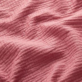 Double Gauze/Muslin Fine Glitter Dots| by Poppy – dusky pink, 