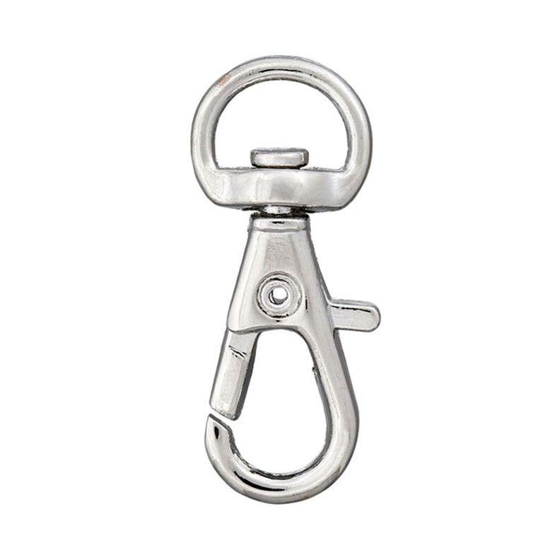 Carabiner Hook – silver metallic,  image number 1