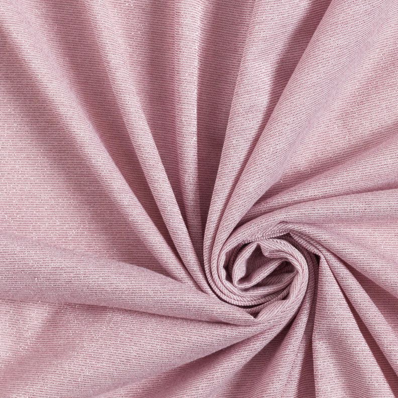 Melange glitter jersey – light dusky pink,  image number 3