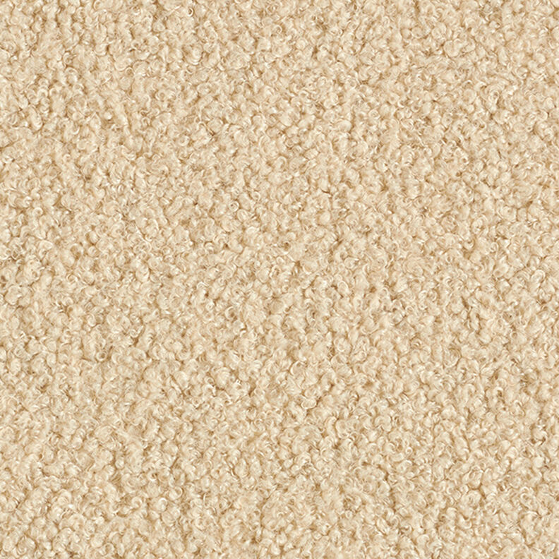 Decorative teddy fabric – dark beige,  image number 1