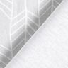 Decor Fabric Half Panama Arrow Pattern – light grey,  thumbnail number 6