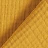 GOTS Triple-Layer Cotton Muslin – curry yellow,  thumbnail number 5