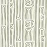 Decor Fabric Half Panama abstract striped pattern – pine/natural,  thumbnail number 1
