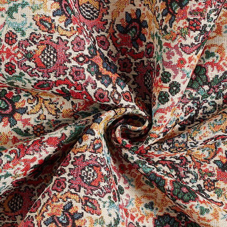 Decor Fabric Tapestry Fabric Oriental Carpet – light beige,  image number 3