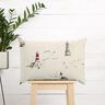 Decor Fabric Panama Lighthouses and seagulls – natural/chili,  thumbnail number 7