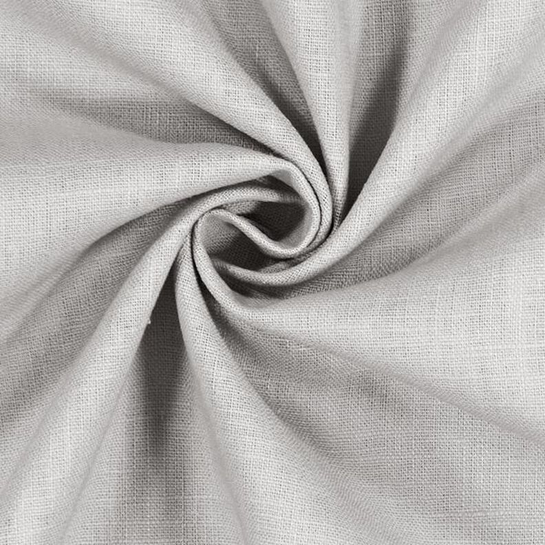Linen fabric Ramie mix medium – silver,  image number 3