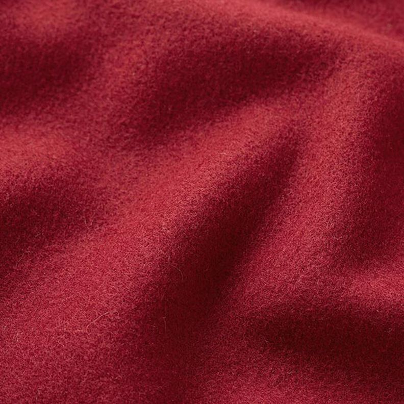 Recycled polyester coat fabric – burgundy,  image number 2
