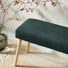 Upholstery Fabric Leather-Look Ultra-Microfibre – dark green,  thumbnail number 7