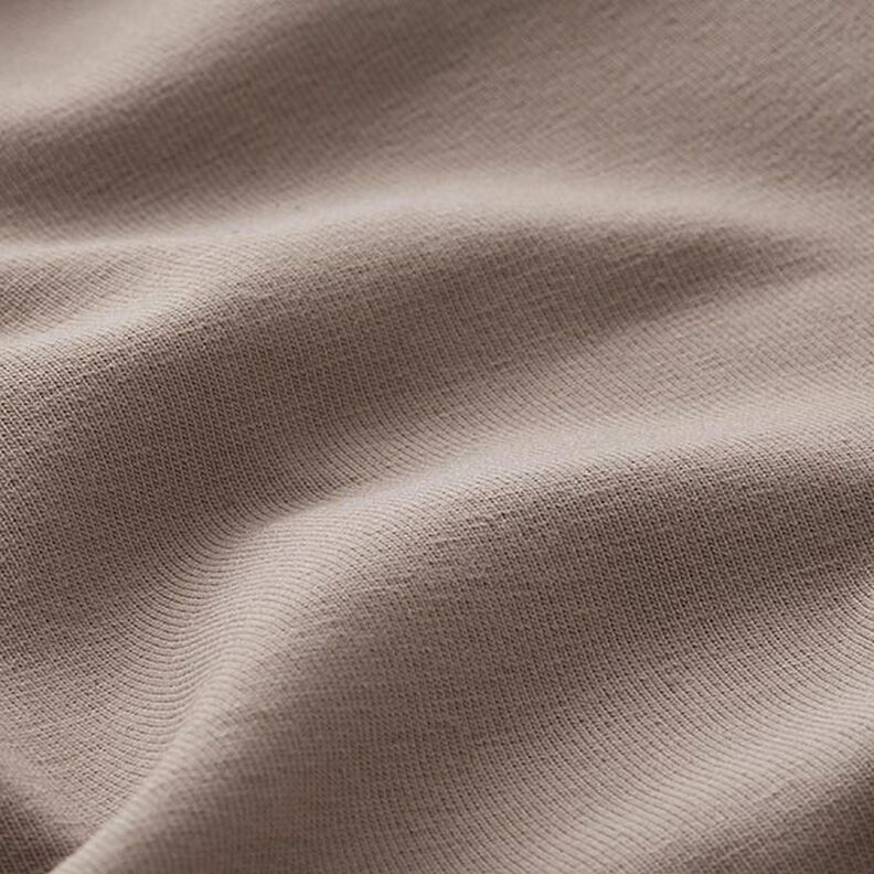 Medium Cotton Jersey Plain – dark taupe,  image number 4