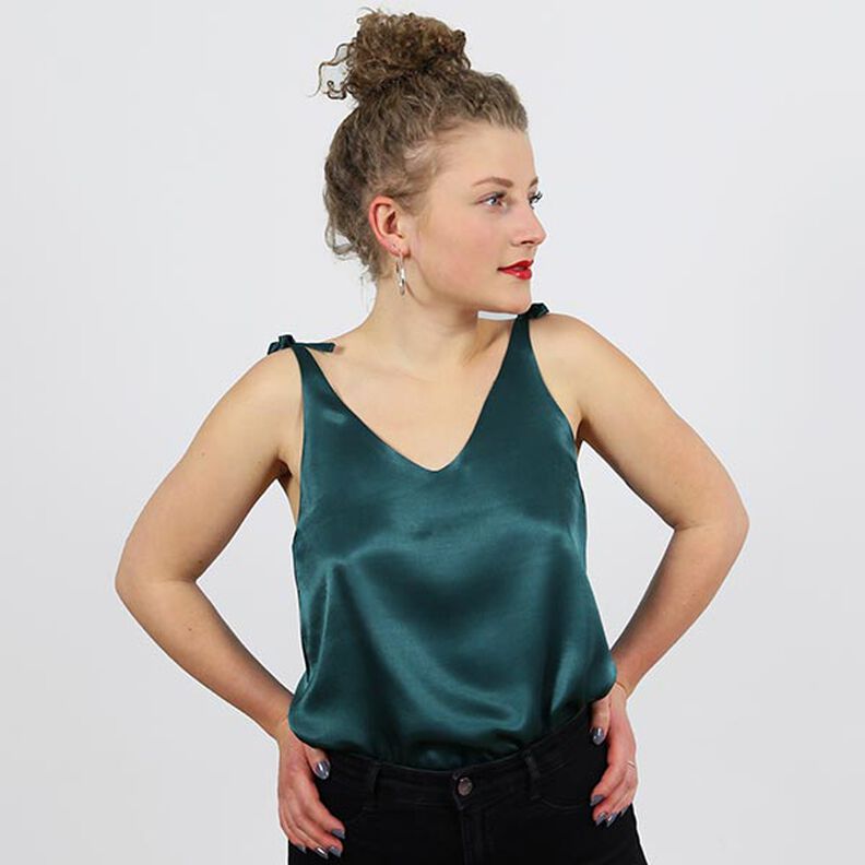 FRAU MAYA - summer top with a knot, Studio Schnittreif | XS - L,  image number 9