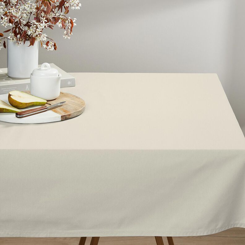 pure heavy linen Plain – light beige,  image number 7