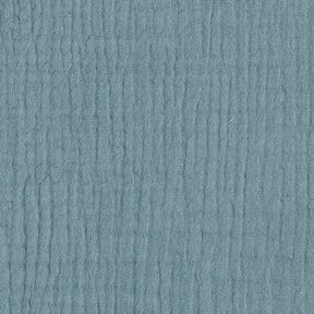 GOTS Triple-Layer Cotton Muslin – petrol, 