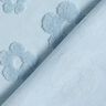 terry cloth jersey Flowers – silver blue,  thumbnail number 4