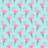 Cretonne Flamingo 3 – turquoise,  thumbnail number 1