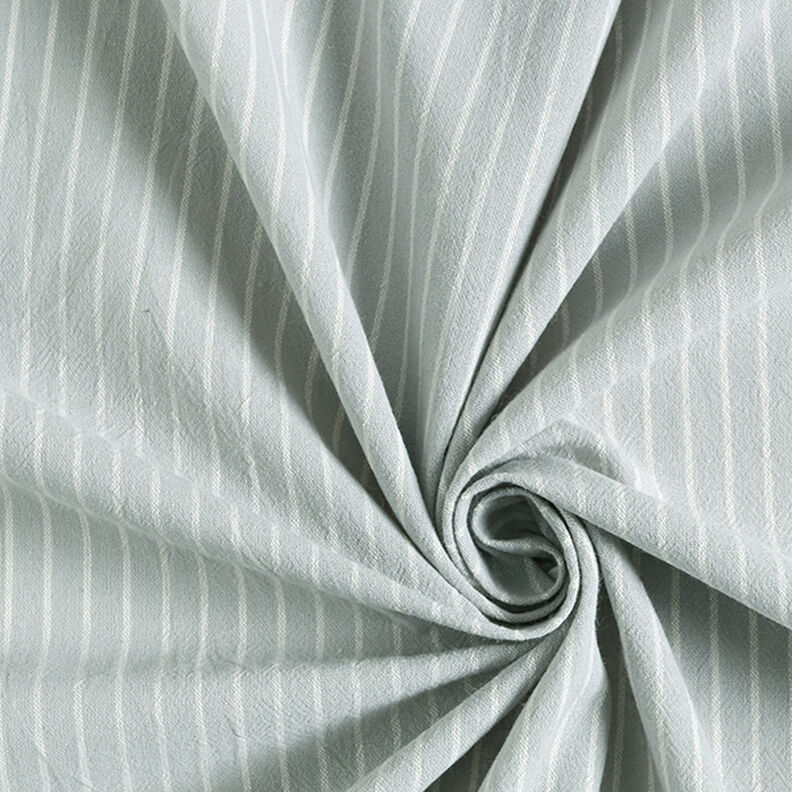 Blouse Fabric Cotton Blend wide Stripes – grey/offwhite,  image number 3